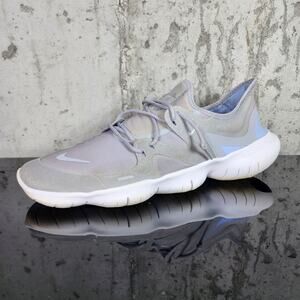 Nike Men’s Free RN 5.0 Running Shoes Gray Blue Size 12 Preowned